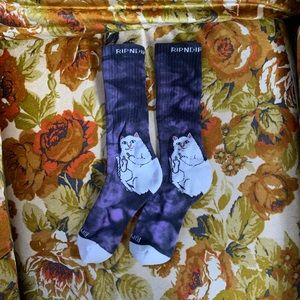 Tie dye ripndip socks